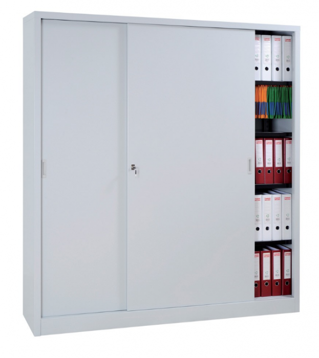 ARMOIRE A PORTES COULISSANTES Agencement, Rayonnage métallique